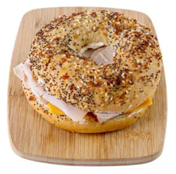 Haggen Turkey & Cheddar Bagel Sandwich - Made Right Here Always Fresh
