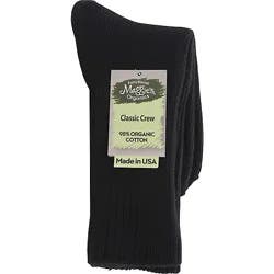 Organic Cotton Crew Black 9-11 - Ea