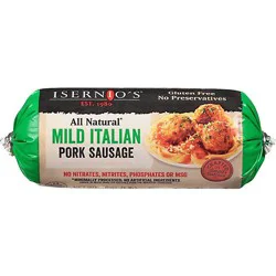 Isernios Pork Roll Mild Italian - 16 Oz