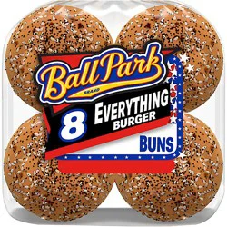 Ball Park Everything Burger Buns - 16 Oz