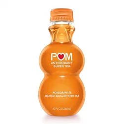 Pom Super Tea Pomegranate Orange Blossom White Tea - 12 Oz