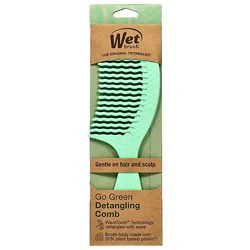 Wet Brush Go Green Treatment Comb-Tea Tree - Ea