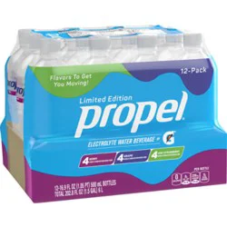 Propel Water Variety Pack - 12-16.9 Fl. Oz.