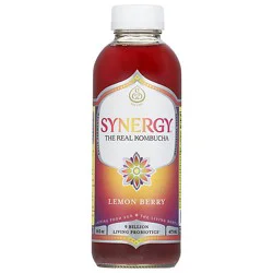 Synergy The Real Kombucha Lemon Berry - 16 Fl. Oz.