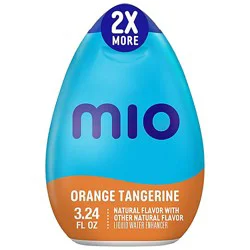 Mio Vitamins Orange Tangerine Liquid Water Enhancer With 2x More Bottle - 3.24 Fl. Oz.