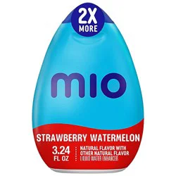 Mio Strawberry Watermelon Liquid Water Enhancer With 2x More Bottle - 3.24 Fl. Oz.