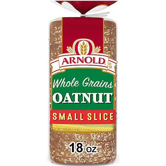 slide 1 of 6, Arnold Whole Grains Oatnut Bread - 18 Oz, 18 oz