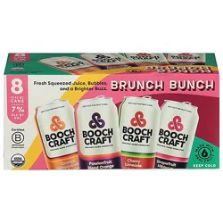 Boochcraft Hard Kombucha Variety Pack In Cans - 8-16 Fl. Oz.
