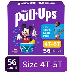 Pull-Ups Potty Training Underwear For Boys Size 4t To 5t - 56 Count
