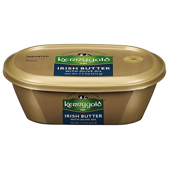 slide 1 of 1, Kerrygold Irish Butter With Olive Oil - 7.5 Oz, 7.5 oz