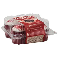 Rubicon Red Velvet Cupcakes Vegan 4 Count - 10 Oz