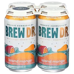 Brew Dr. Island Mango - 4 - 12 Fl. Oz.