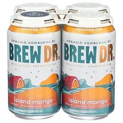 Brew Dr. Island Mango - 4 - 12 Fl. Oz.