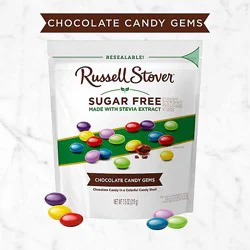 Russell Stover Sugar Free Chocolate Candy Gems Bag - 7.5 Oz