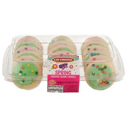 Spring Pink & Green Sugar Cookies - 24.3 Oz