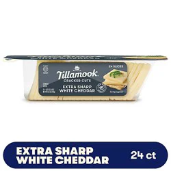 Tillamook Extra Sharp White Cheddar Cracker Cut - 6.5 Oz