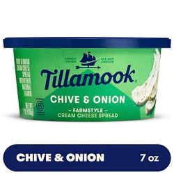 Tillamook Chive And Onion Cream Cheese Spread - 7 Oz