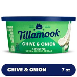 Tillamook Chive And Onion Cream Cheese Spread - 7 Oz