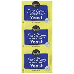 Signature Select Fast Rising Instant Dry Yeast - 3-.25 Oz