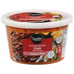 Signature Select Steakhouse Chili With Beans Soup - 15 Oz