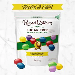 Russell Stover Sugar Free Chocolate Candy Coated Peanuts Bag - 7.5 Oz