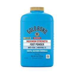 Gold Bond Medicated Foot Powder Maximum Strength - 4 Oz