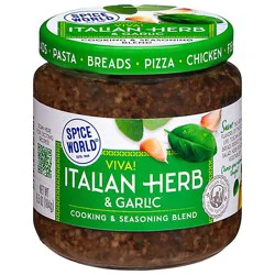 Spice World Italian Herb & Garlic - 6.5 Oz