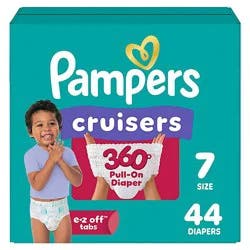 Pampers Cruisers 360 Size 7 Diapers - 44 Count