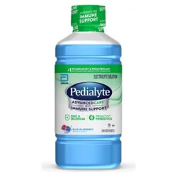 Pedialyte Advancedcare Blue Raspberry Electrolyte Solution - 33.8 Fl. Oz.