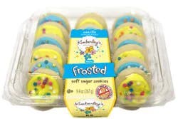 Kb Spring Mini Frosted Cookies-Yellow & Blue - 9.4 Oz
