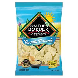 On The Border Tortilla Chips Rounds - 10.5 Oz