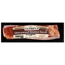Fletchers Cherrywood Smoked Bacon - 18 Oz
