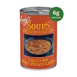 Amy's Thai Curry Sweet Potato Lentil Soup - 14.1 Oz