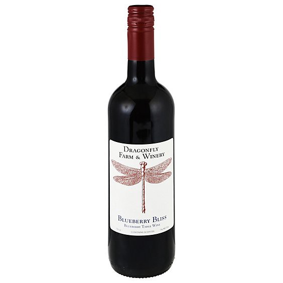 slide 1 of 1, Dragonfly Blueberry Bliss Wine - 750 Ml, 750 ml