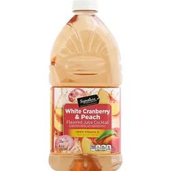 Signature Select White Cranberry & Peach Juice Cocktail - 64 Fz