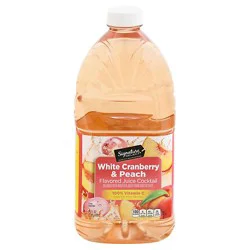Signature Select White Cranberry & Peach Juice Cocktail - 64 Fz