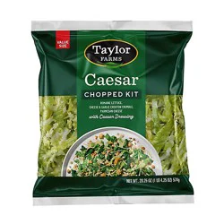 Taylor Farms Caesar Family Size Chopped Salad Kit Bag - 20.25 Oz