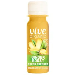 Vive Organic Ginger Boost Wellness Shot Fresh Pressed Ginger Shot - 2 Fl. Oz.