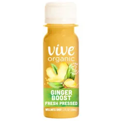 Vive Organic Ginger Boost Wellness Shot Fresh Pressed Ginger Shot - 2 Fl. Oz.