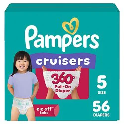 Pampers Cruisers 360 Size 5 Diapers - 56 Count