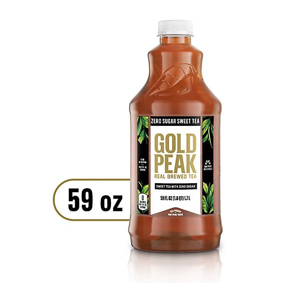 slide 1 of 3, Gold Peak Zero Sugar Sweet Tea - 59 Fl. Oz., 59 fl oz
