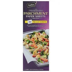 Signature Select Parchment Paper Sheets - 50 Ct
