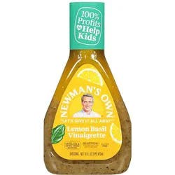 Newmans Own Lemon Basil Vinaigrette - 16 Oz