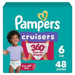 Pampers Cruisers 360 Size 6 Diapers - 48 Count