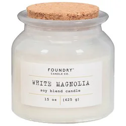 Foundry Candle White Magnolia 15 Oz - 15 Oz