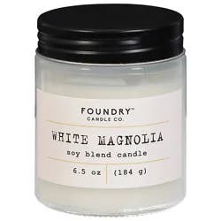 Foundry Candle White Magnolia 6.5 Oz - 6.5 Oz