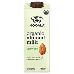 Mooala Almond Milk Unsweet Organic - 33.8 Fz