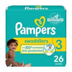 Pampers Swaddlers Baby Diapers Size 3 - 26 Count