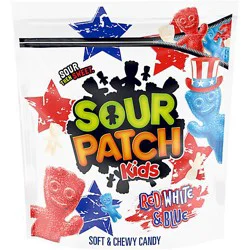 Sour Patch Kids Red White & Blue Soft & Chewy Candy - 1.8 Lb