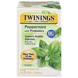 Twining Tea Probiotic Pprmnt & Fennel - 18 Ct